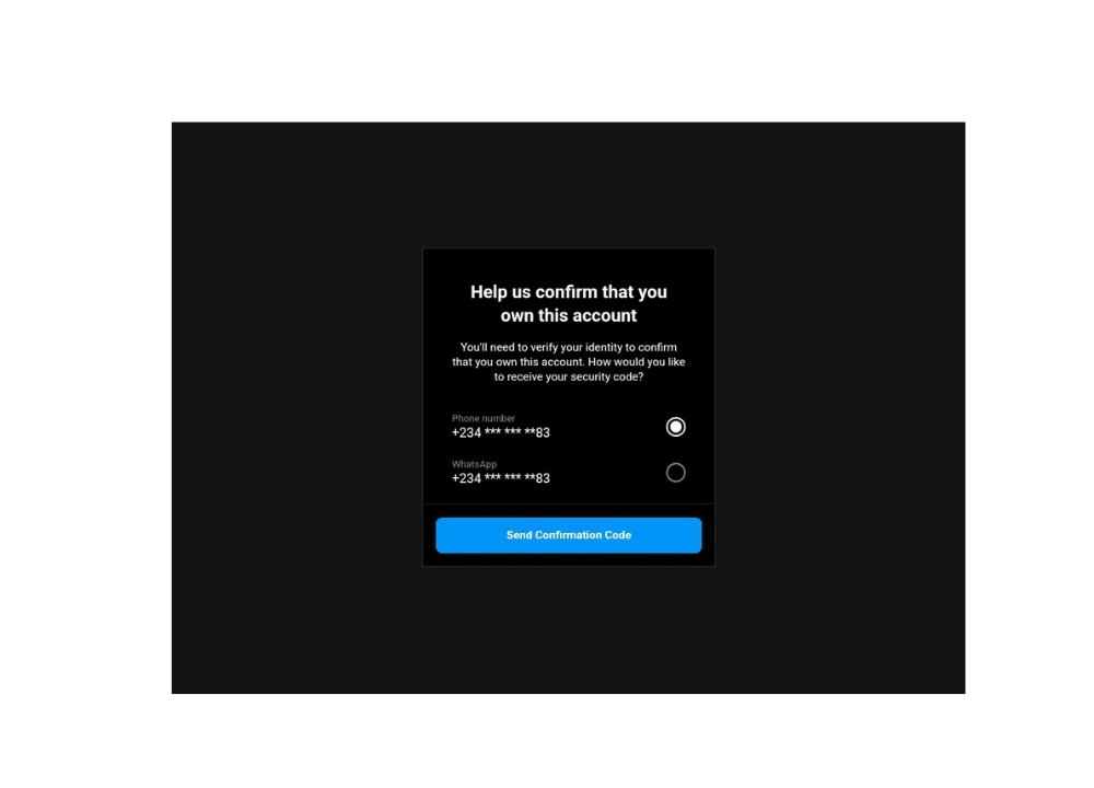 Fixing unauthorized email change notifications on Instagram