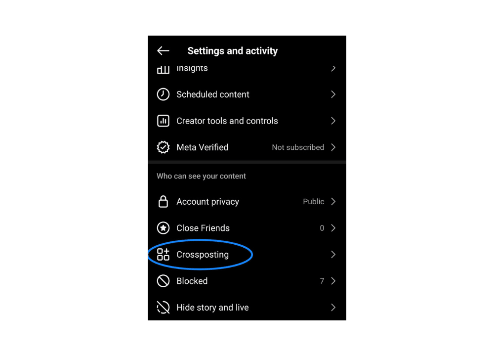 Solution for crossposting from Instagram to Facebook