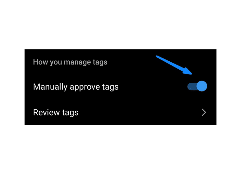 Process to remove an unwanted Instagram tag from a post.