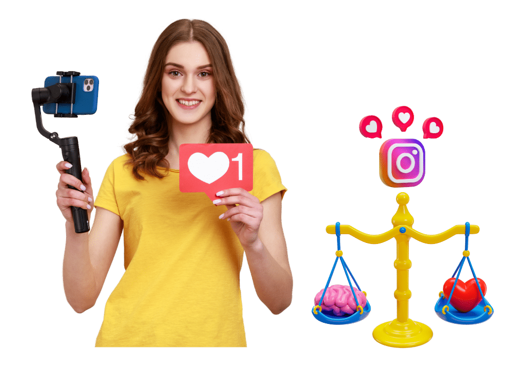 Instagram influencer discussing ethics and authenticity while reviewing products