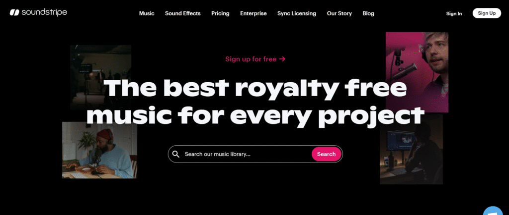 SoundStripe royalty-free music for Instagram videos and stories