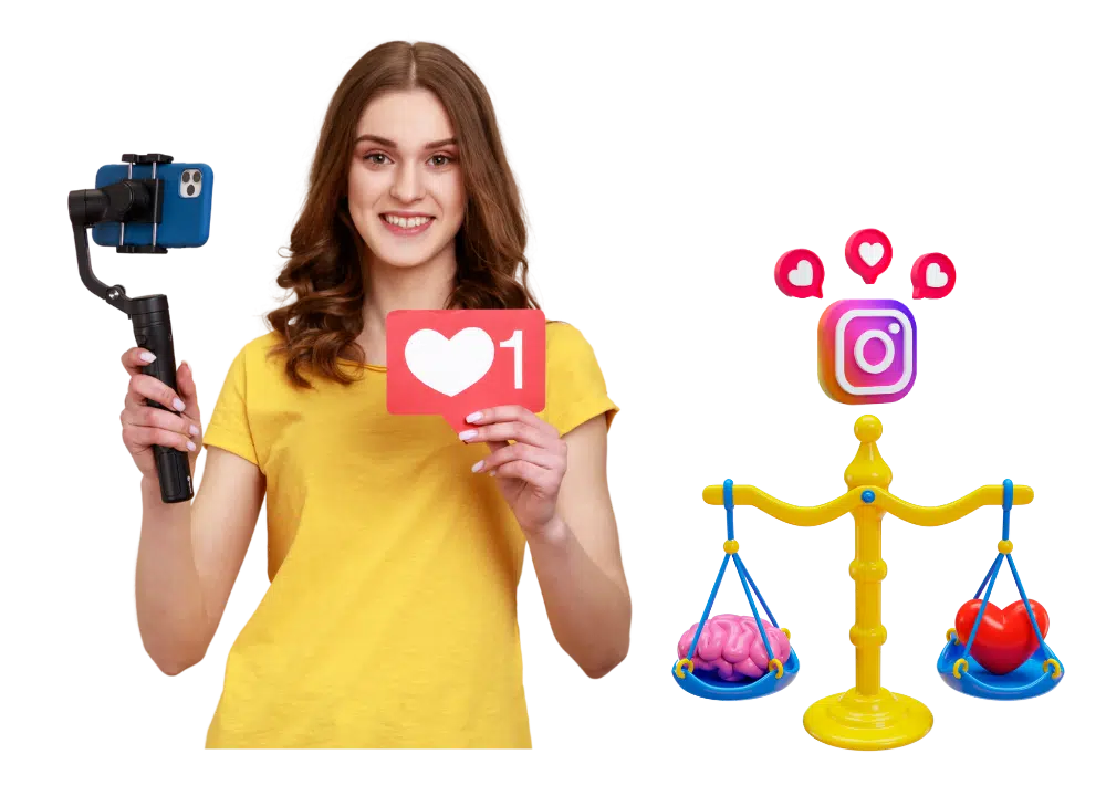 Instagram influencer discussing ethics and authenticity while reviewing products